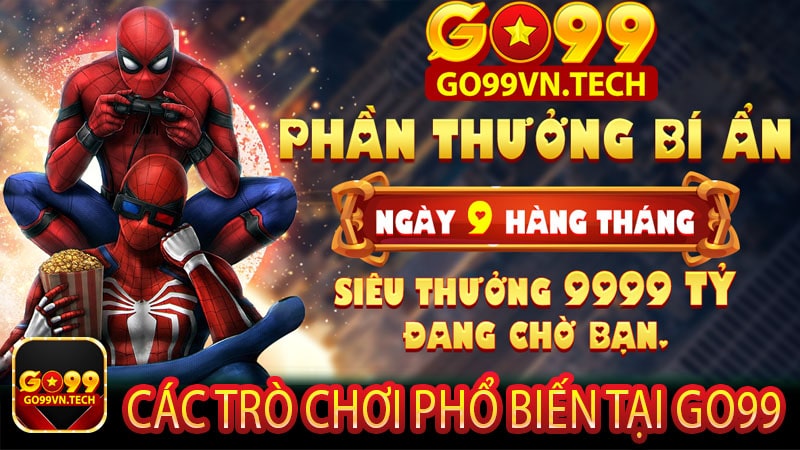 Các trò chơi phổ biến tại Go99