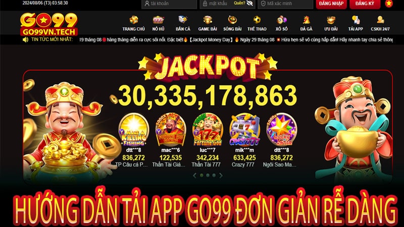 Hướng dẫn tải app Go99 đơn giản rễ dàng